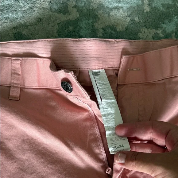 Fabletic’s Men's Pink Chino Pants - Picture 2 of 3